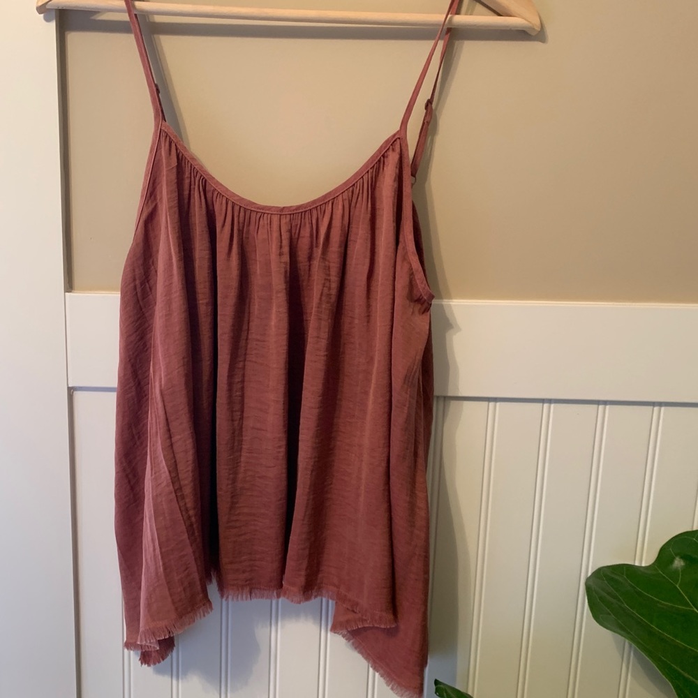 Blush flowy blouse